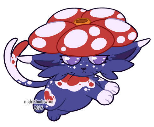 Mini chibi of my Pokémon OC, Rana