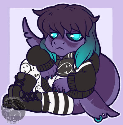 Chibi commission for huskiescanfly