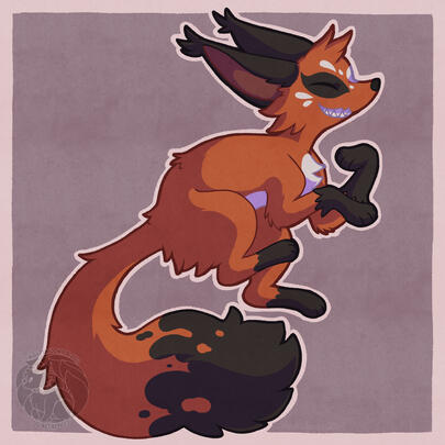 Mystic, a Pokémon OC belonging to cloudy. Drawn for Art Fight 2023