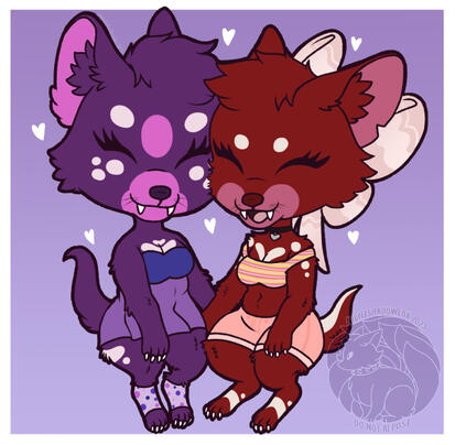 Chibi commission for huskiescanfly